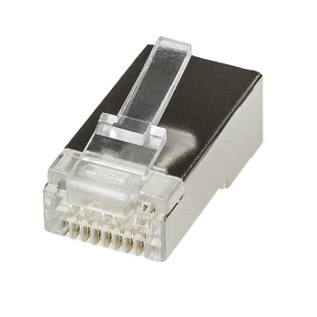 Wtyk RJ45 kat.6 ekranowany, przelotowy